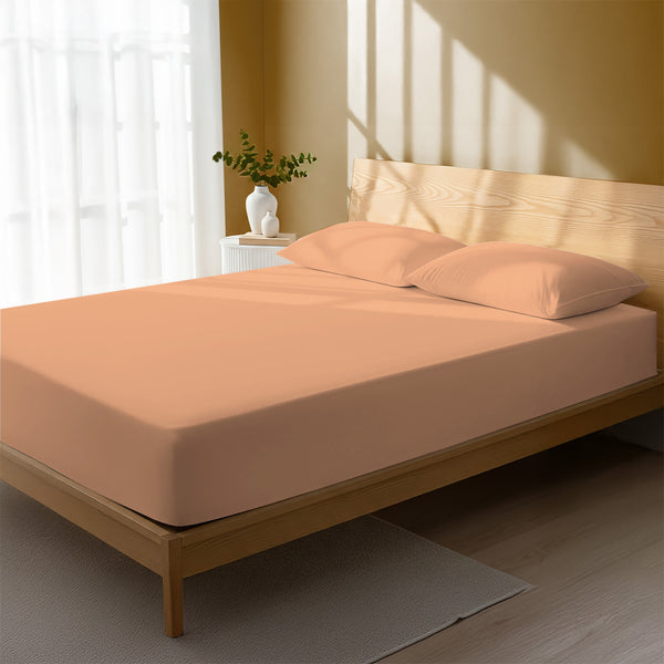 Premium 400 Thread Count 100% Cotton Fitted Sheet - USA FULL