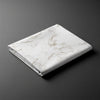 Pizuna Linens Carrara Marble Taupe king size cotton flat sheet 400 thread count soft and breathable