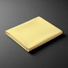 Pizuna Linens mellow yellow single size cotton flat sheet 400 thread count soft and breathable