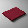 Pizuna Linens rio red double size cotton flat sheet 400 thread count soft and breathable