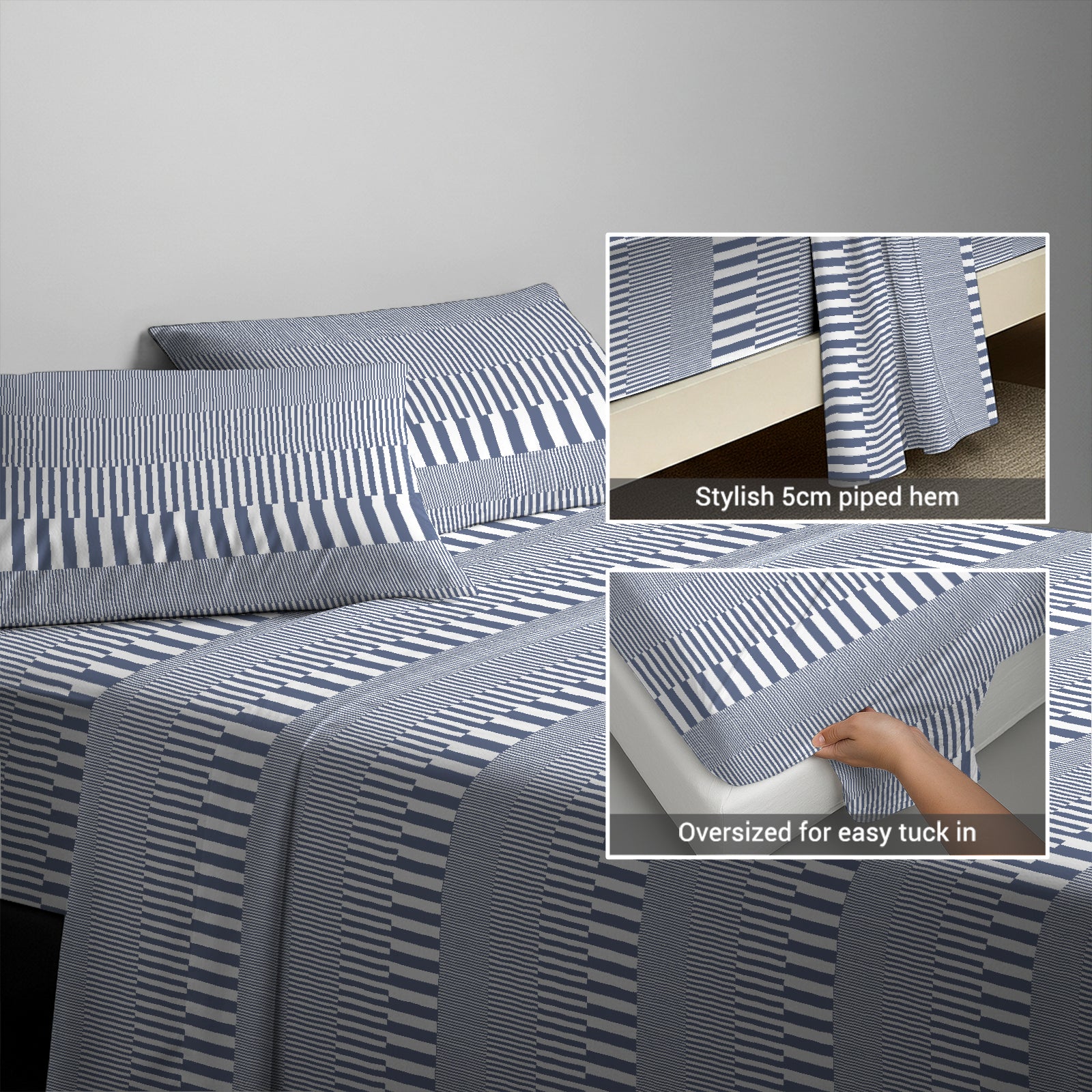 Premium 400 Thread Count 100% Cotton Flat Sheet