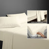 400 thread count Ivory cotton flat sheet super king size with 5cm piped hem oversized for easy tuck in
