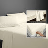600 thread count ivory cotton flat sheet double size with 5cm piped hem oversized for easy tuck in