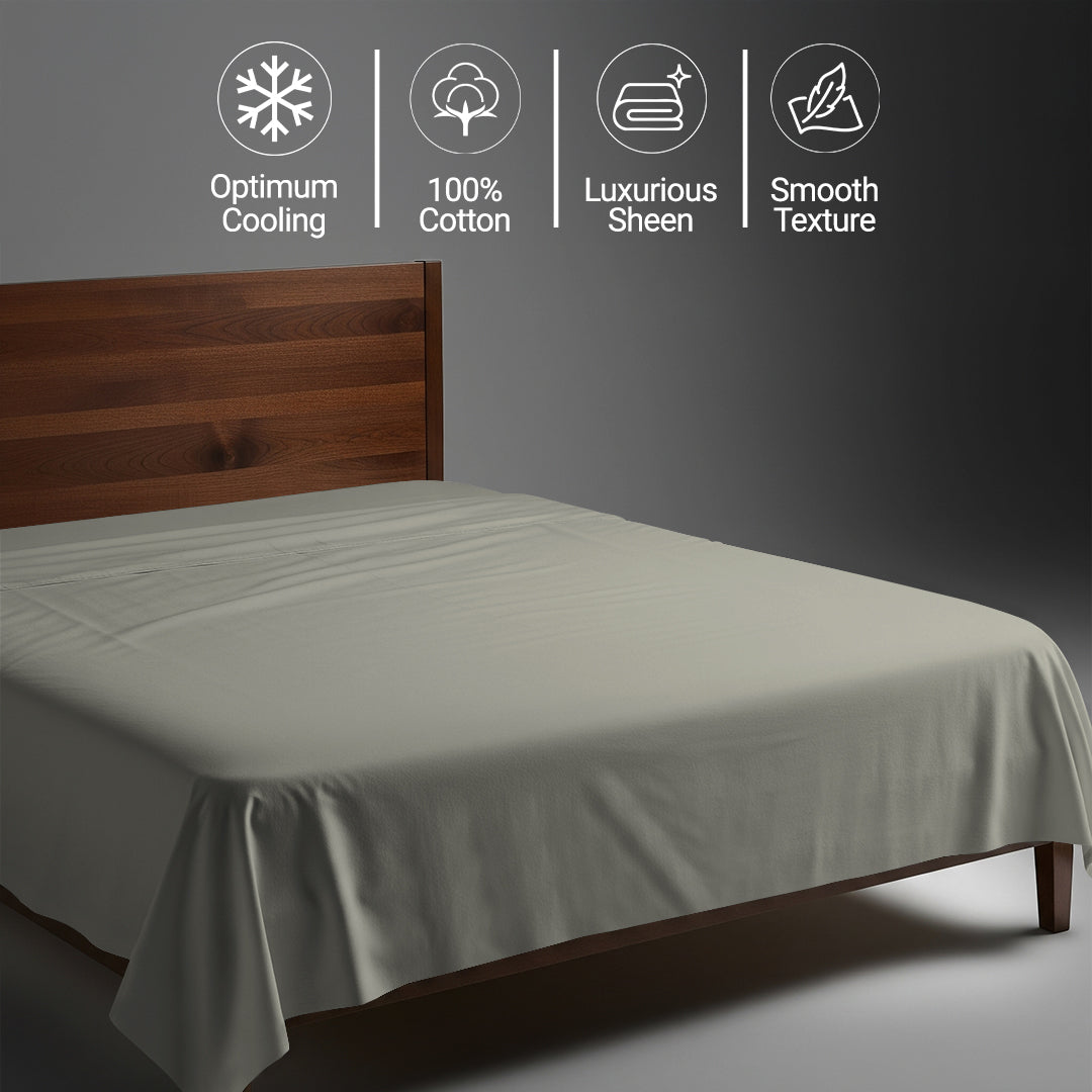 Premium 400 Thread Count 100% Cotton Flat Sheet