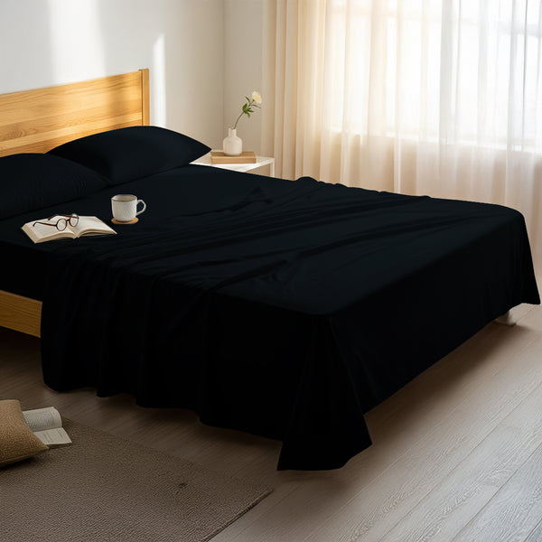 Deluxe 600 Thread Count 100% Cotton Flat Sheet - USA FULL