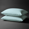 Pizuna Linens baby blue 400 thread count 100 percent cotton pillowcases 2 piece housewife
