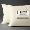 400 thread count ivory envelope closure pillowcases housewife style secure fit skin friendly cotton
