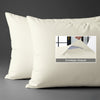 400 thread count off white envelope closure pillowcases housewife style secure fit skin friendly cotton
