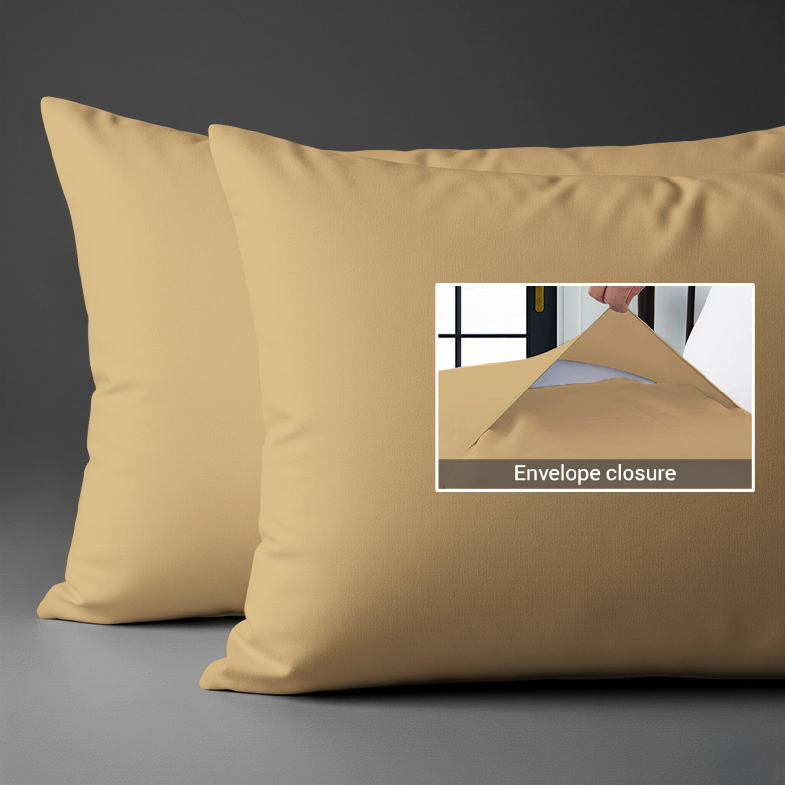 Premium 400 Thread Count 100% Cotton Pillowcases (2 PC)