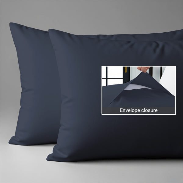 Percale 100% Cotton Pillowcases (2PC)