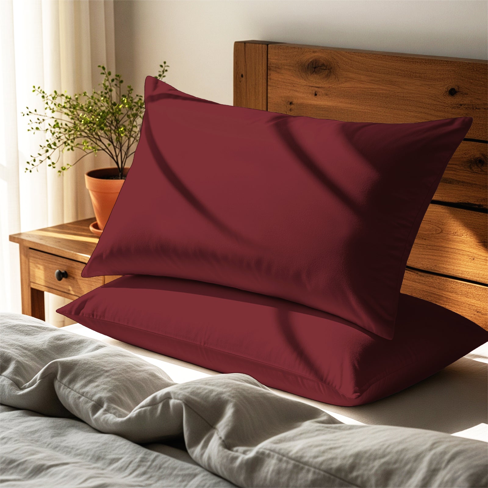 Premium 400 Thread Count 100% Cotton Pillowcases (2 PC)
