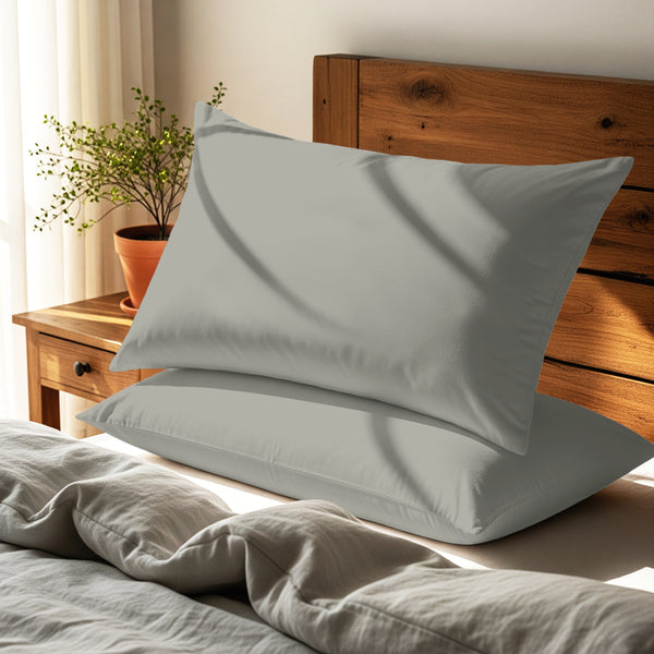 Deluxe 600 Thread Count 100% Cotton Pillowcases (2 PC)