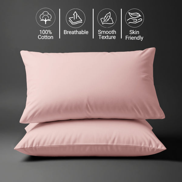 Premium 400 Thread Count 100% Cotton Pillowcases (2 PC)