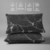 400 thread count marble black Skin friendly housewife cotton pillowcases sweat wicking gentle on hair