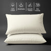 Premium 400 Thread Count 100% Cotton Pillowcases (2 PC)