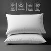 400 thread count white Skin friendly housewife cotton pillowcases sweat wicking gentle on hair