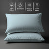 Cotton percale sea foam skin friendly housewife cotton pillowcases sweat wicking gentle on hair