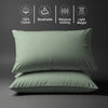 Cotton percale simply taupe skin friendly housewife cotton pillowcases sweat wicking gentle on hair