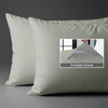 1000 thread count Silver envelope closure pillowcases housewife style secure fit skin friendly cotton