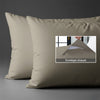 1000 thread count Simply Taupe envelope closure pillowcases housewife style secure fit skin friendly cotton