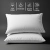 1000 thread count white Skin friendly housewife cotton pillowcases sweat wicking gentle on hair and skin friendly