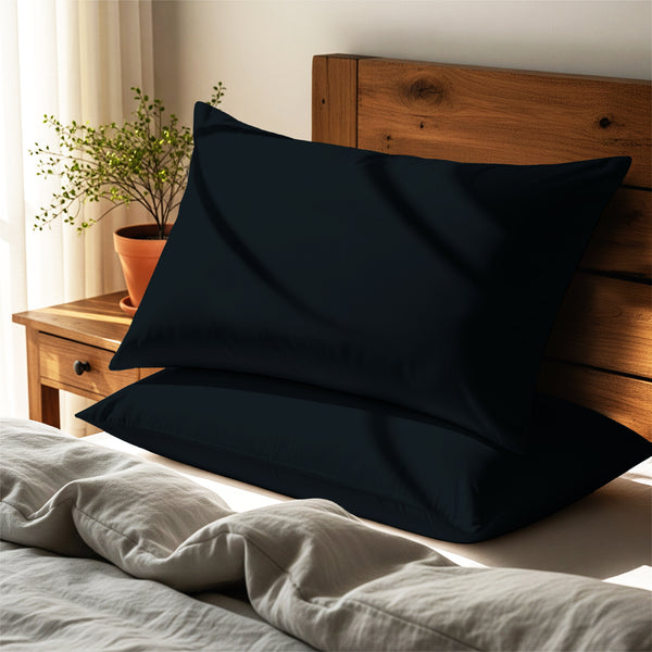 Black housewife pillowcases royal 1000 thread count 2 piece bedroom scene