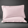 Pizuna Linens light pink 600 thread count 100 percent cotton pillowcases 2 piece oxford king
