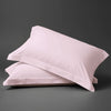 Pizuna Linens light pink luxurious royal 1000 thread count 100 percent cotton pillowcases 2 piece oxford king