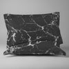 Pizuna Linens marble black 400 thread count 100 percent cotton pillowcases 2 piece oxford king
