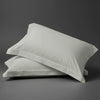 Pizuna Linens silver luxurious 800 thread count 100 percent cotton pillowcases 2 piece oxford king