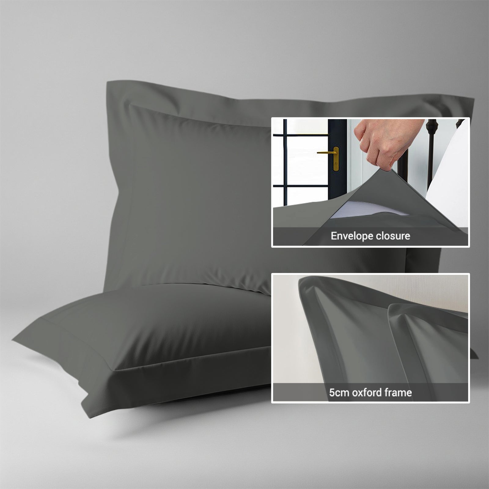 Premium 400 Thread Count 100% Cotton Pillowcases (2 PC)