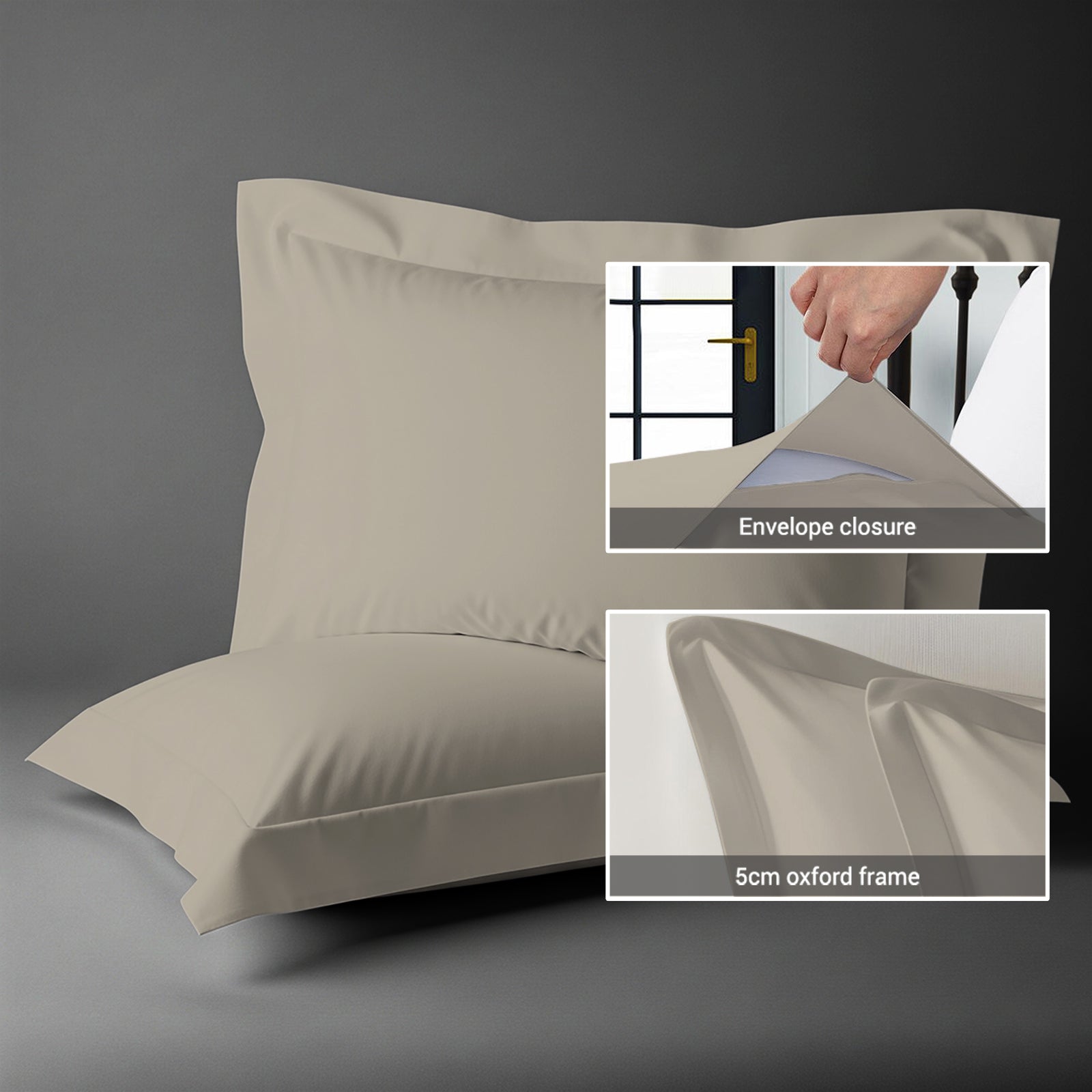 Premium 400 Thread Count 100% Cotton Pillowcases (2 PC)