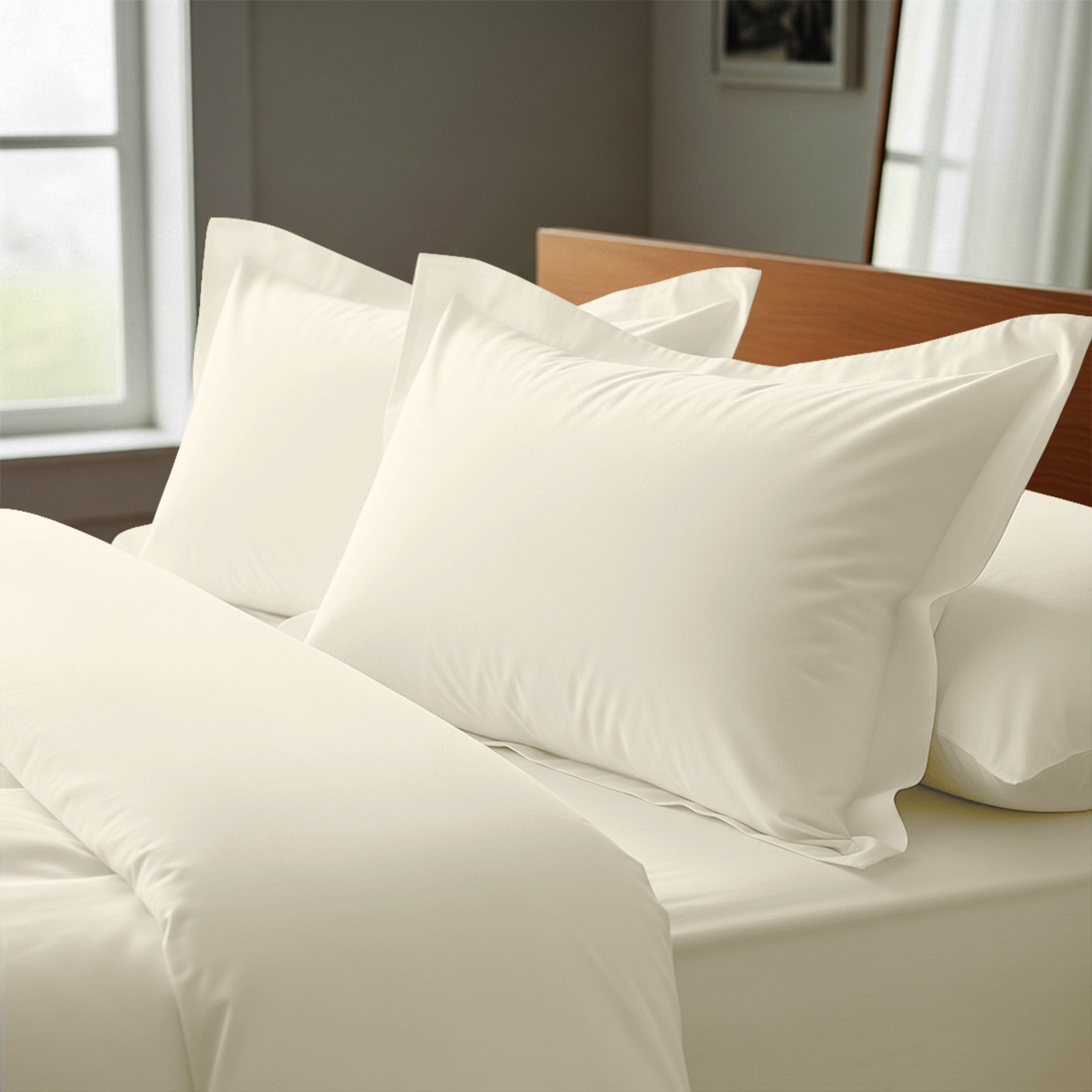 Premium 400 Thread Count 100% Cotton Pillowcases (2 PC)