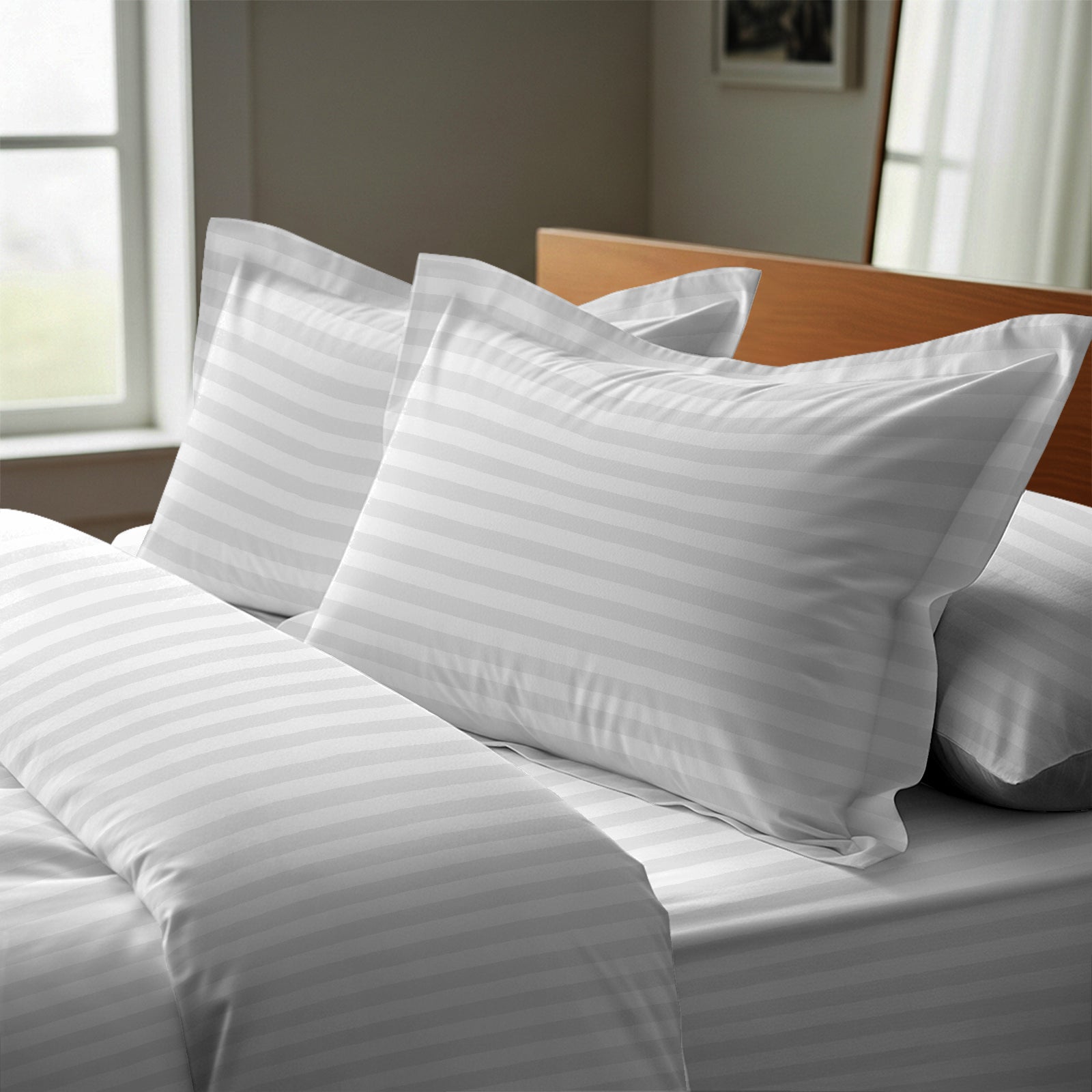 Premium 300 Thread Count 100% Cotton Pillowcases (2 PC)