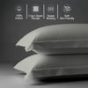 Percale 100% Cotton Pillowcases (2PC)
