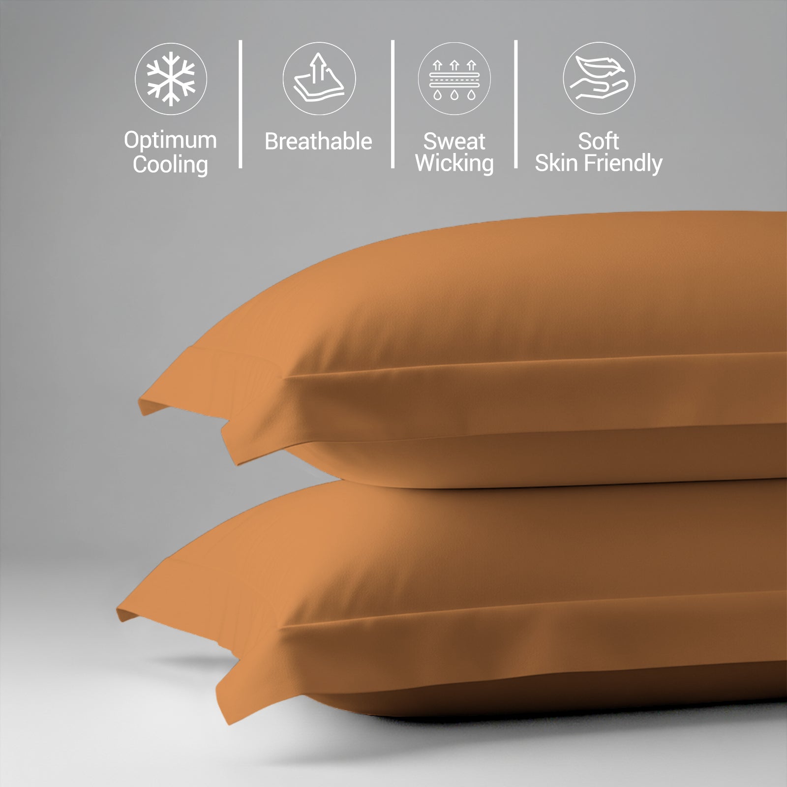 Premium 400 Thread Count 100% Cotton Pillowcases (2 PC)