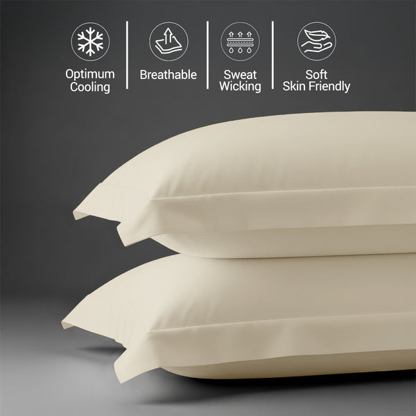 Luxury 800 Thread Count 100% Cotton Pillowcases (2 PC)
