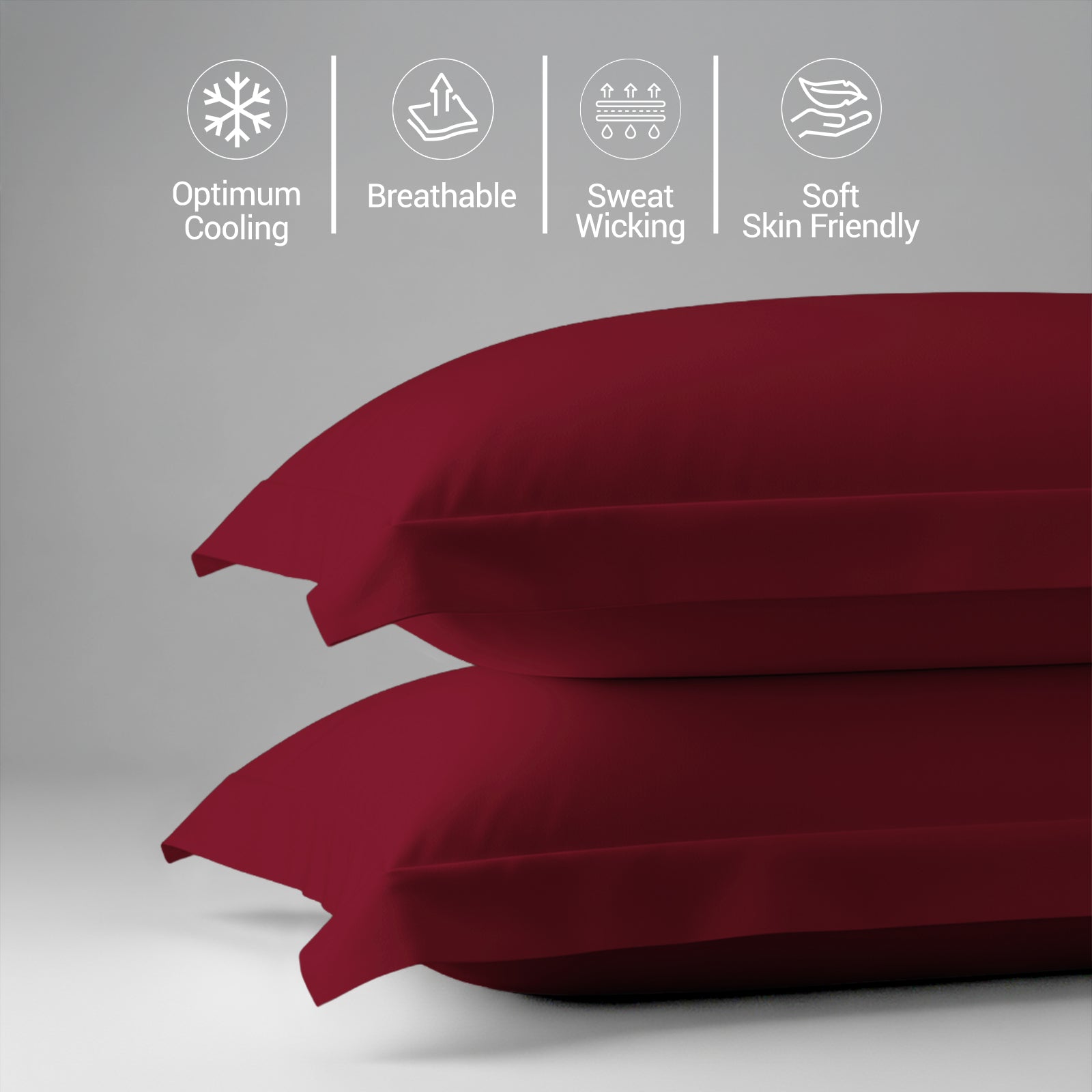 Premium 400 Thread Count 100% Cotton Pillowcases (2 PC)