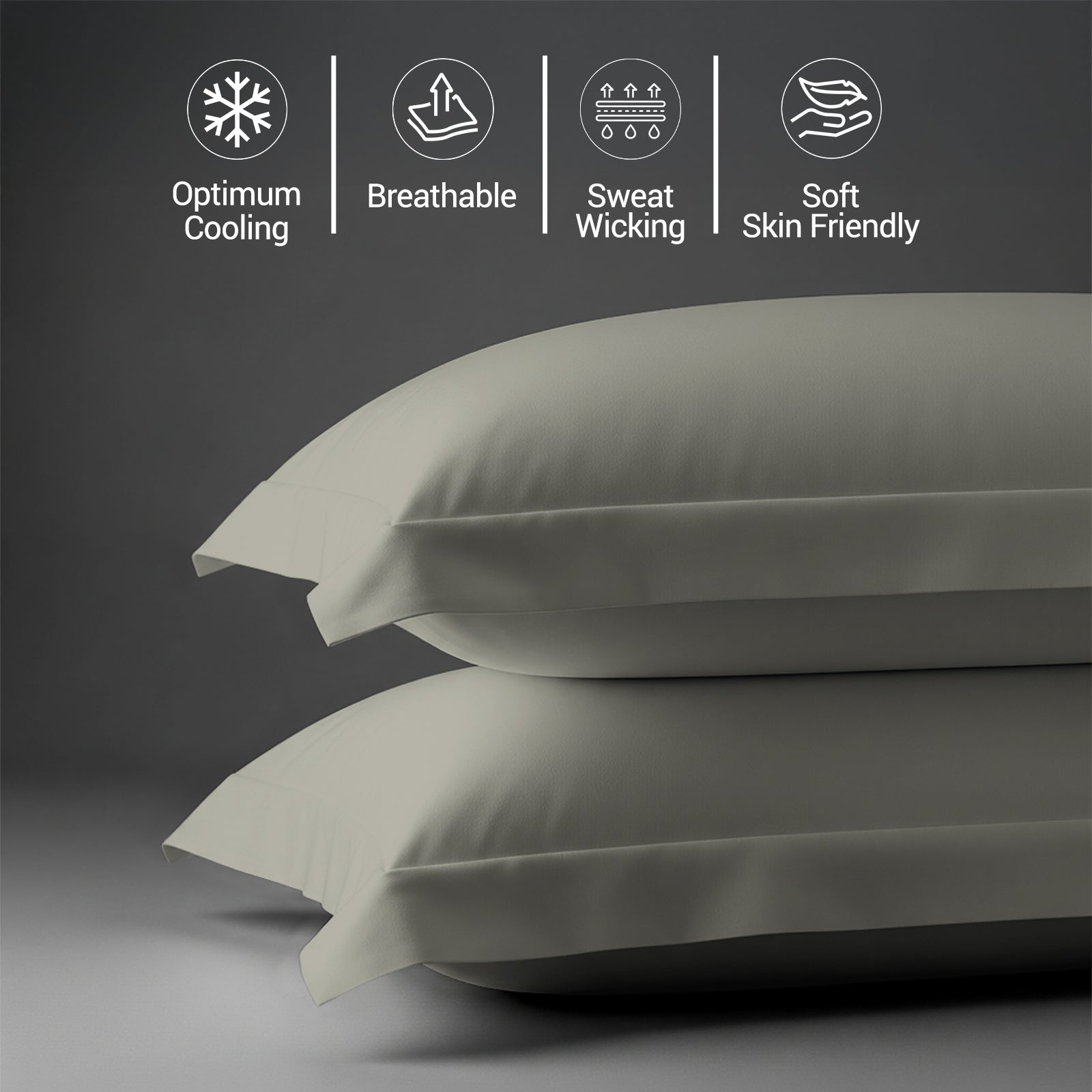 Premium 400 Thread Count 100% Cotton Pillowcases (2 PC)
