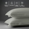 800 thread count silver skin friendly cotton pillowcases oxford king sweat wicking gentle on hair plus durable and soft
