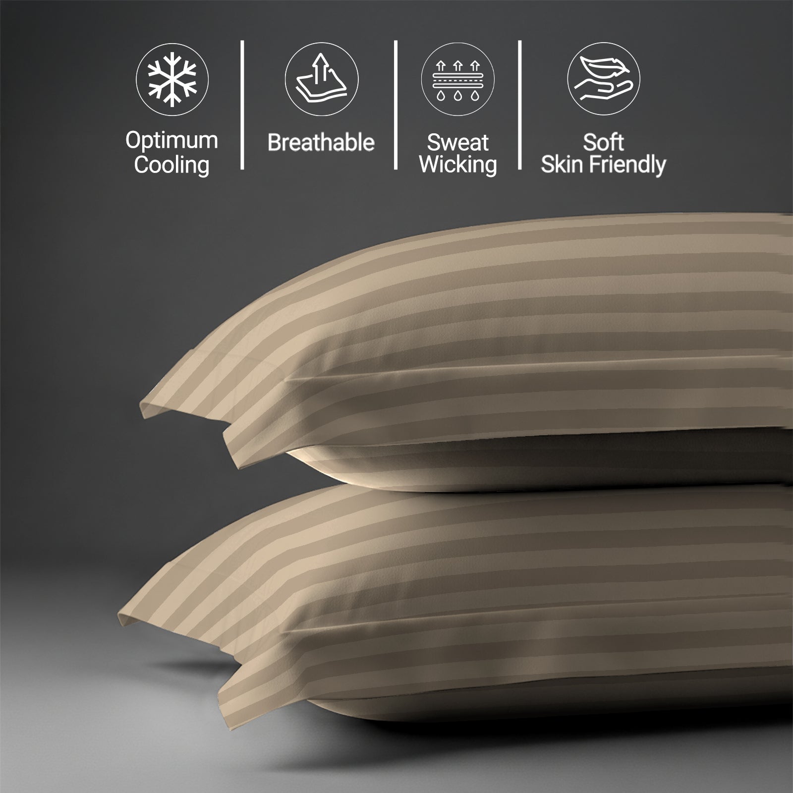 Premium 300 Thread Count 100% Cotton Pillowcases (2 PC)