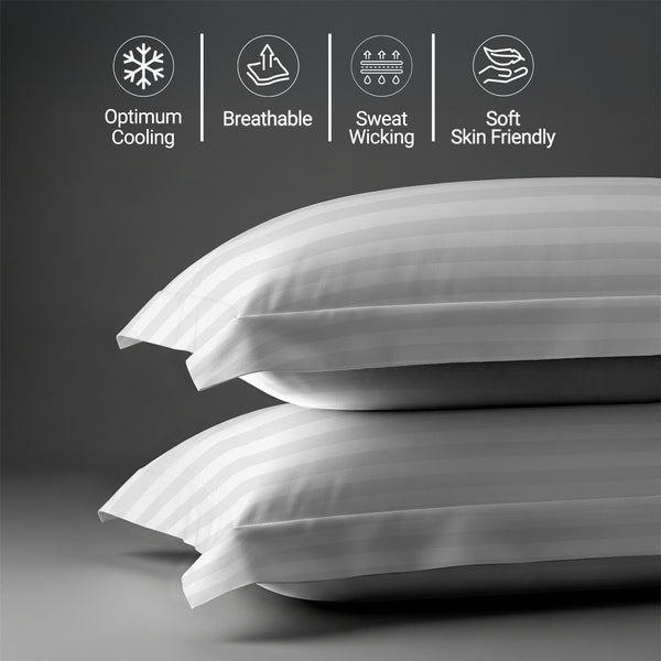Premium 300 Thread Count 100% Cotton Pillowcases (2 PC)