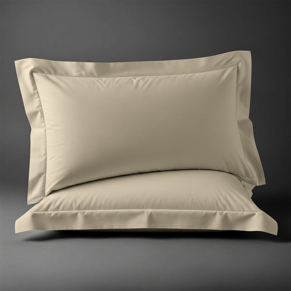 Premium 400 Thread Count 100% Cotton Pillow Shams (2 PC) - USA QUEEN
