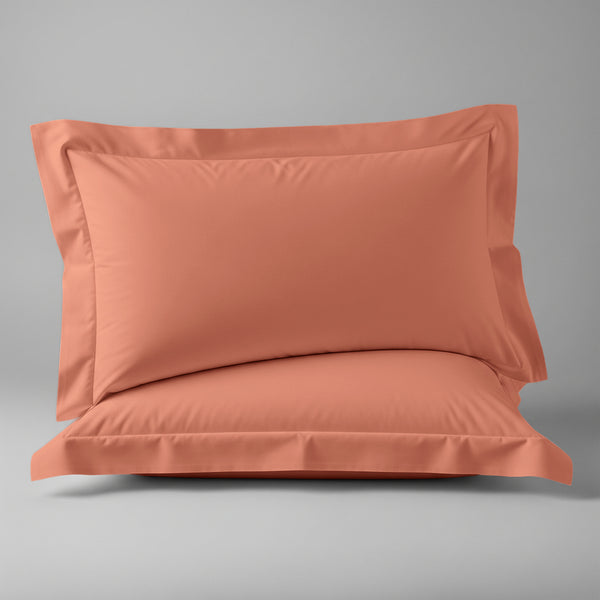 Premium 400 Thread Count 100% Cotton Pillow Shams (2 PC) - USA STANDARD