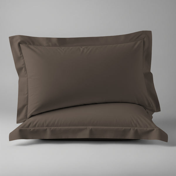 Premium 400 Thread Count 100% Cotton Pillow Shams (2 PC) - USA QUEEN