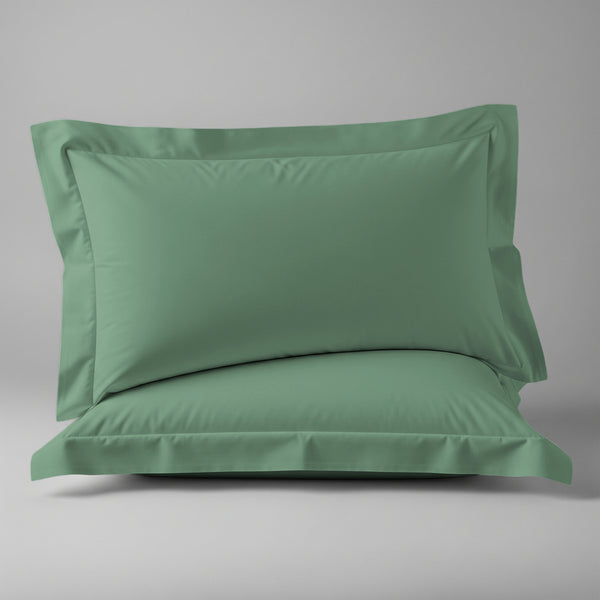 Premium 400 Thread Count 100% Cotton Pillow Shams (2 PC) - USA QUEEN