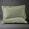 Premium 400 Thread Count 100% Cotton Pillow Shams (2 PC) - USA QUEEN