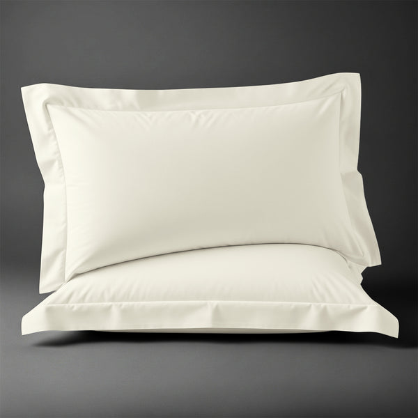 Premium 400 Thread Count 100% Cotton Pillow Shams (2 PC) - USA KING