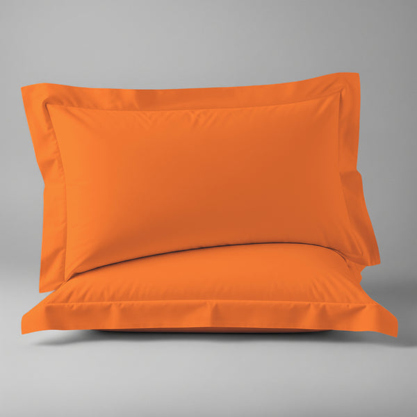 Premium 400 Thread Count 100% Cotton Pillow Shams (2 PC) - USA STANDARD