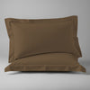 Premium 400 Thread Count 100% Cotton Pillow Shams (2 PC) - USA QUEEN